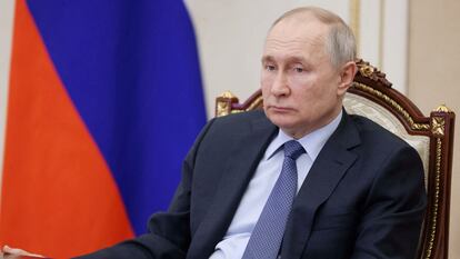 Vladímir Putin, este viernes en Moscú.