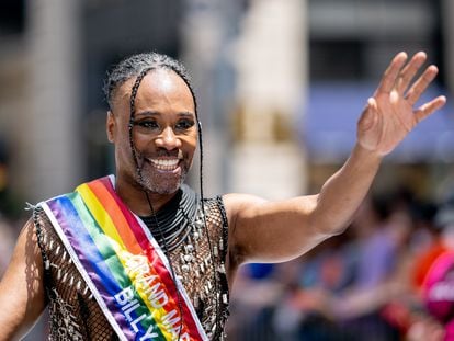 Billy Porter en la manifestación del orgullo LGTBIQ+ en Nueva York, el 25 de junio de 2023.