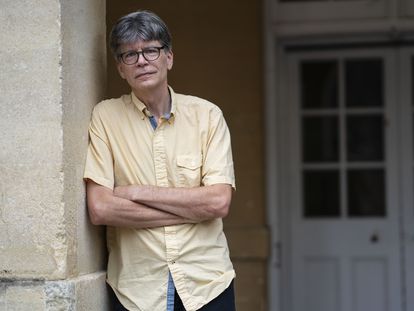 Richard Powers, en el Festival de Literatura de Cheltenham (Reino Unido), en 2018.