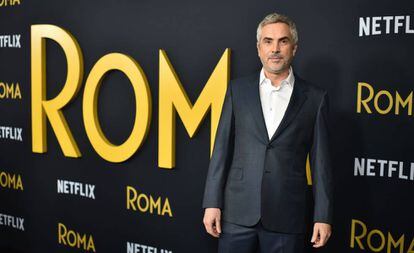 Alfonso Cuarón, en la estreno de 'Roma' en Hollywood el 10 de diciembre.