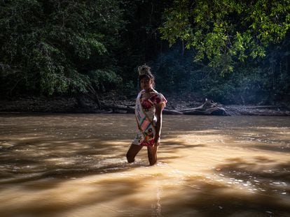 Reina Trans del Río Tuluní 2022, en Chaparral, Tolima, el 9 de abri de 2022.