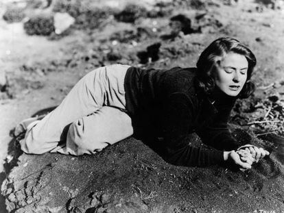 Ingrid Bergman, en un fotograma de 'Stromboli' (1950), de Roberto Rossellini.