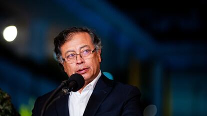 El presidente de Colombia, Gustavo Petro, durante una reunión en Bogotá, en una imagen de archivo.