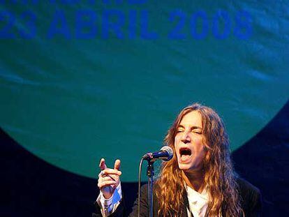 La cantante Patti Smith.