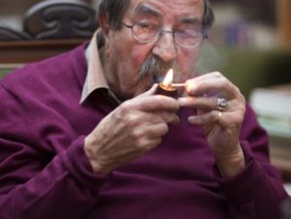 Günter Grass, en su casa el pasado 21 de marzo