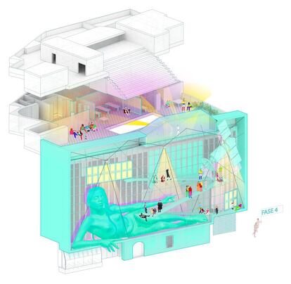 Fase 4 del proyecto Reset para la transformación del Centro de Arte 2 de Mayo de Móstoles (Madrid).