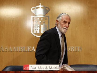 Luis de Velasco, tras la rueda de prensa.
