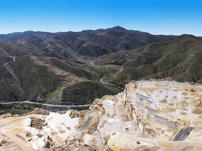 Una cantera de mármol en la localidad de Macael (Almería).