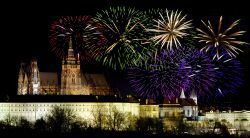 En Praga, los fuegos artificiales se lanzan el 1 de enero a las 6 de la tarde.