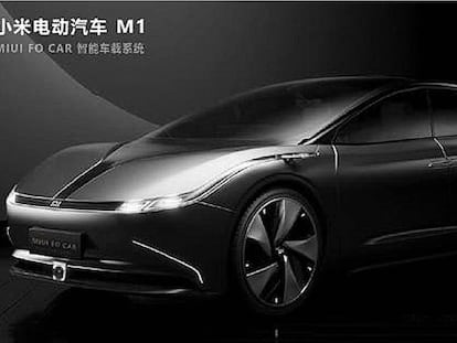 Estas son las primeras imágenes del coche eléctrico de Xiaomi