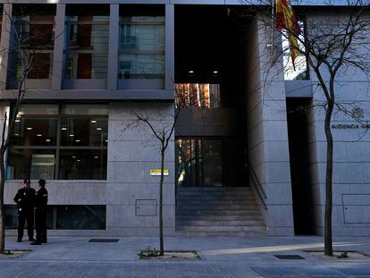 La fachada de la sede de la Audiencia Nacional en la calle Génova, en Madrid.