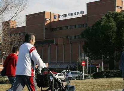 Fachada del hospital Severo Ochoa en Leganés.