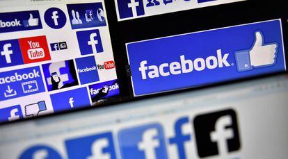 Diferentes logos de Facebook, en una imagen del pasado noviembre.
