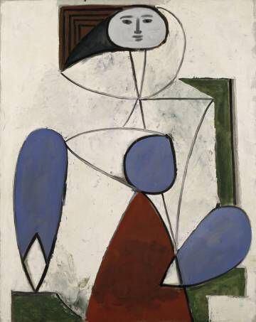 'Mujer en un sillón' (1947), de Pablo Picasso.
