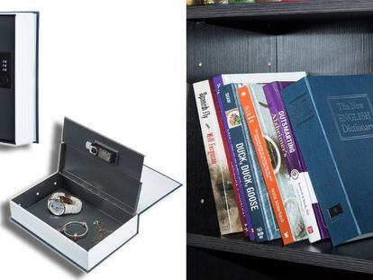 Así es la caja fuerte "camuflada" con apariencia de libro para el hogar más vendida en Amazon.