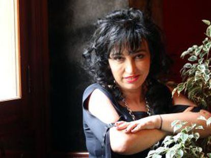 Eugenia Rico, ayer en un hotel de Bilbao.