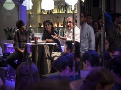 N&uacute;ria Parlon y Miquel Iceta, en acto de la JSC.