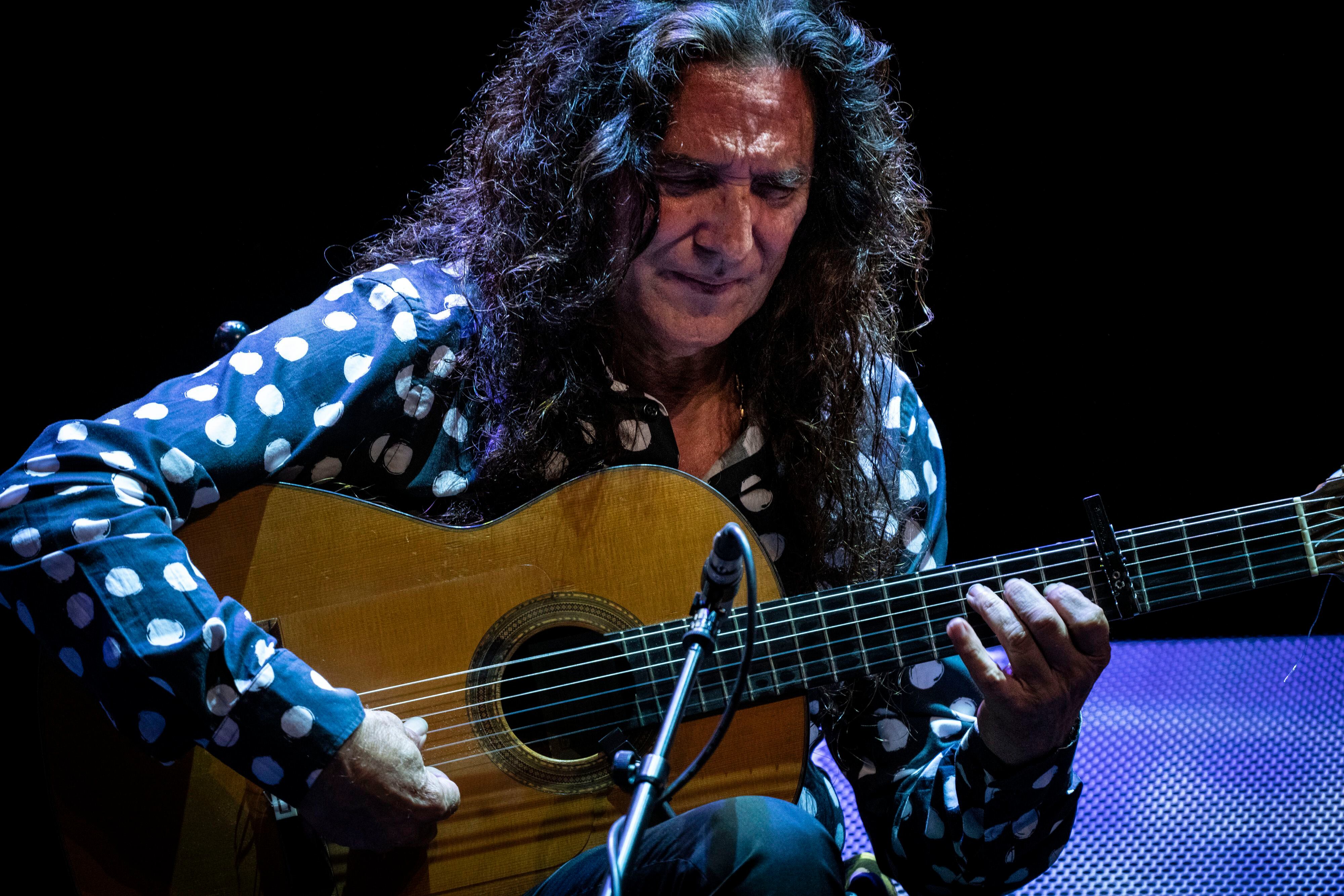 Actuación del guitarrista flamenco Tomatito en el Baluarte de Pamplona dentro del Festival Flamenco on Fire.