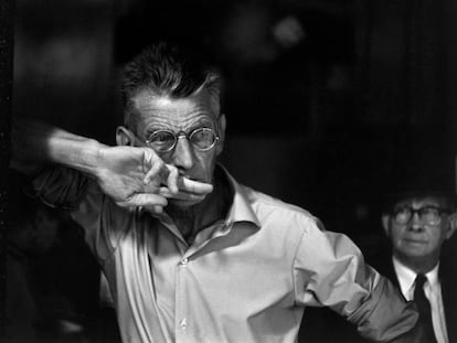 El dramaturgo irlandés Samuel Beckett, en 1964.