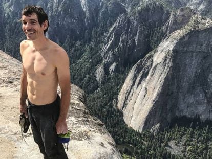 El escalador Alex Honnold, en 'Free Solo'. En vídeo, el tráiler del documental.