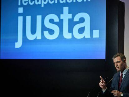 El presidente del Gobierno, Pedro Sánchez, abre el nuevo curso político, este miércoles, en Madrid.