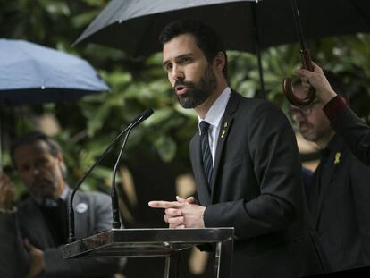 El president del Parlament, Roger Torrent.