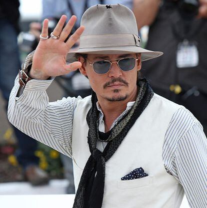 El actor Johnny Depp, en el pasado festival de Cannes, en mayo.