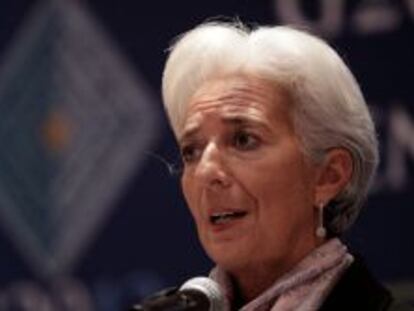 La directora gerente del Fondo Monetario Internacional (FMI), Christine Lagarde.