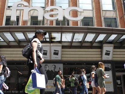 Tienda de Fnac en el centro de Madrid.