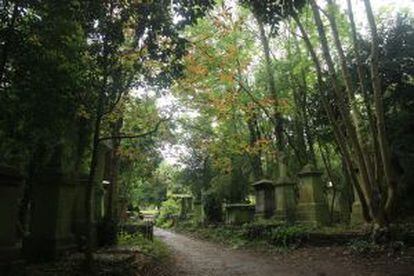 Cementerio de Highgate, en Londres.