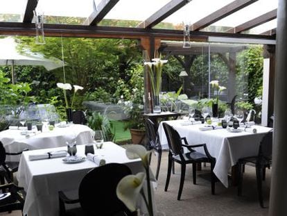 Restaurante El Corral del Indianu, en Arriondas (Asturias).