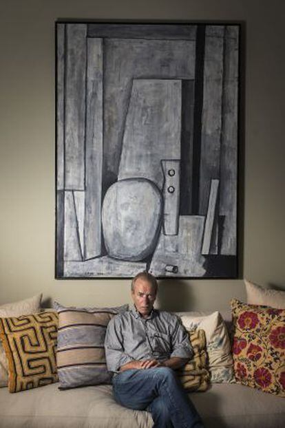 Martin Amis, en su casa de Brooklyn, Nueva York.