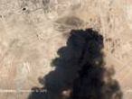 A satellite image shows an apparent drone strike on an Aramco oil facility in Abqaiq, Saudi Arabia September 14, 2019. Planet Labs Inc/Handout via REUTERS THIS IMAGE HAS BEEN SUPPLIED BY A THIRD PARTY. NO SALES NO ARCHIVES