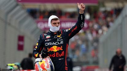El piloto Max Verstappen después de clasificarse en Melbourne, este sábado.