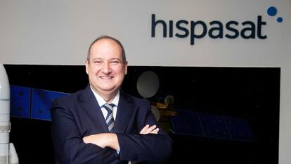 El presidente de Hispasat, Jordi Hereu