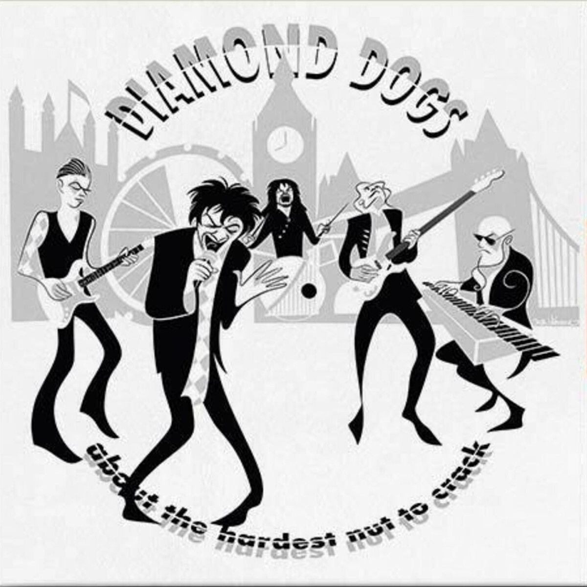 Portada del disco ‘About The Hardest Nut to Crack’, de Diamond Dogs.   