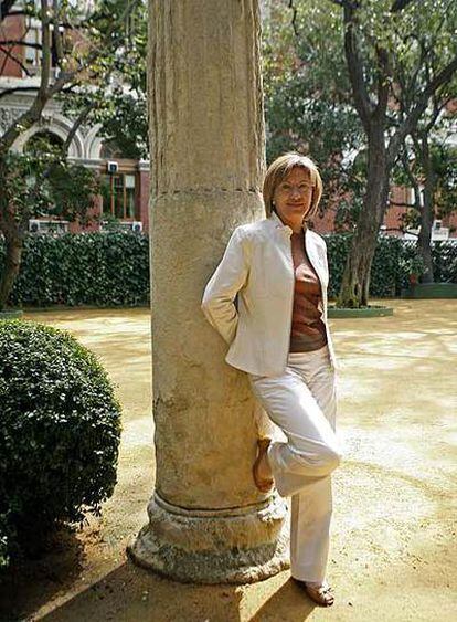 Elena Espinosa, en el jardín del Ministero de Medio Ambiente.