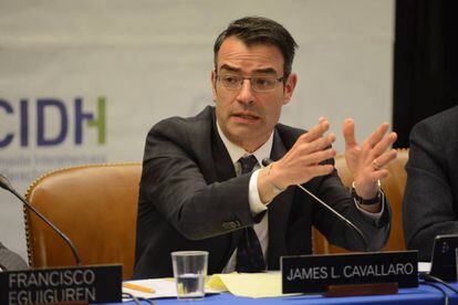 El presidente de la CIDH, James Cavallaro