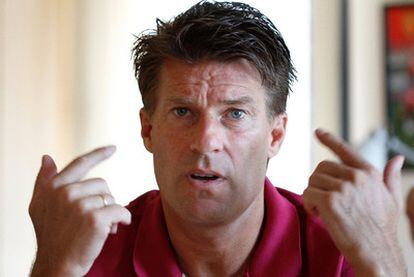 Michael Laudrup, tras ser nombrado entrenador del Mallorca.