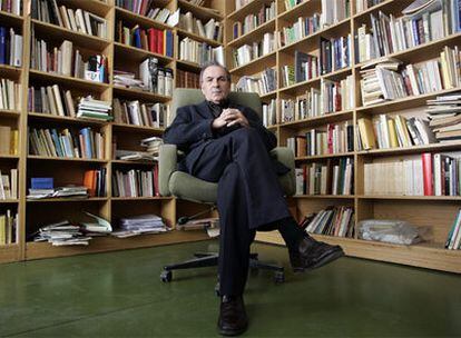 José-Miguel Ullán, en 2008 en su estudio de Madrid.