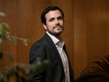 El ministro de Consumo, Alberto Garzón, el pasado viernes en el Ministerio.