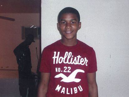 Trayvon Martin en una imagen proporcionada por la familia. 