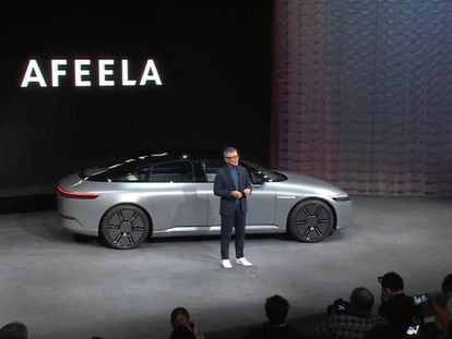 Así será el primer coche eléctrico de Sony con Honda, que se prepare Tesla