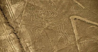 Algunas de las famosas líneas de Nazca.