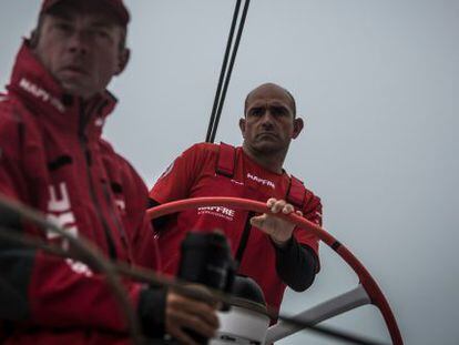 Xabi Fern&aacute;ndez a la ca&ntilde;a del Mapfre.