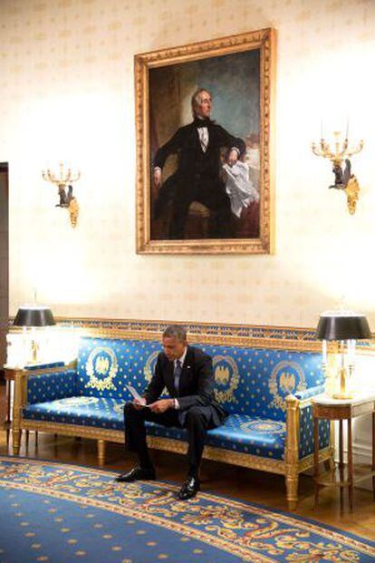 El presidente Obama, en la Casa Blanca.