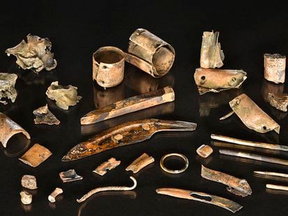 Objetos fragmentados o inacabados de la Edad de Bronce encontrados en el norte de Alemania