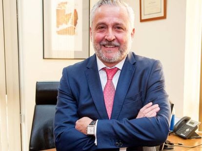 Jaime Hortelano, consejero delegado del Grupo CMC, en su despacho en Madrid.