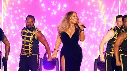 Mariah Carey durante su actuación de los Premios BET 2022 el pasado 26 de junio de 2022 en Los Ángeles, California.