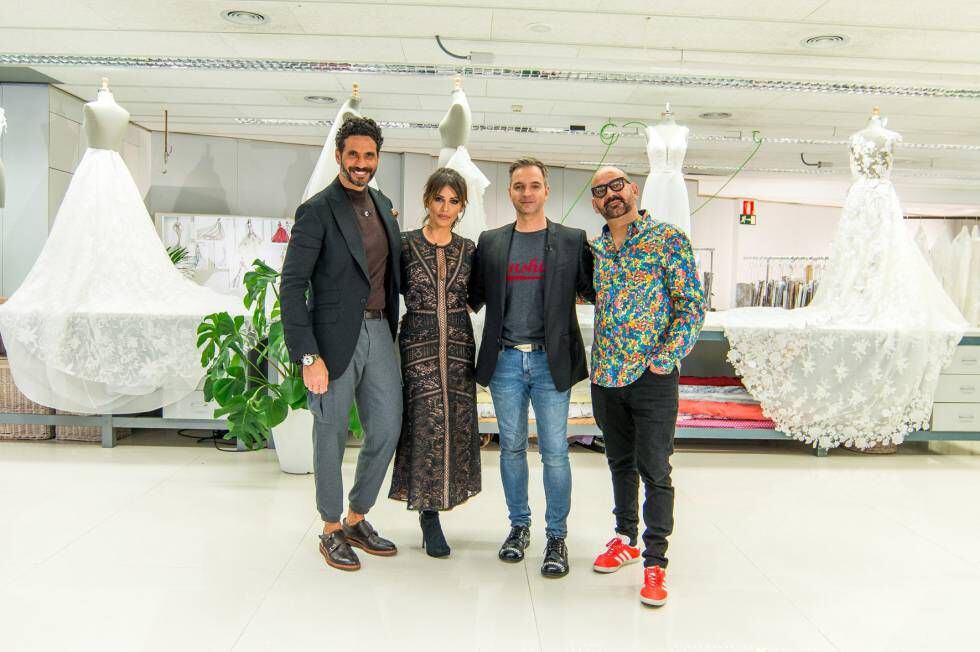 Óscar Higares, Mónica Cruz, Hervé Moreau y José Corbacho, en el último programa de 'Maestros de la cultura'.